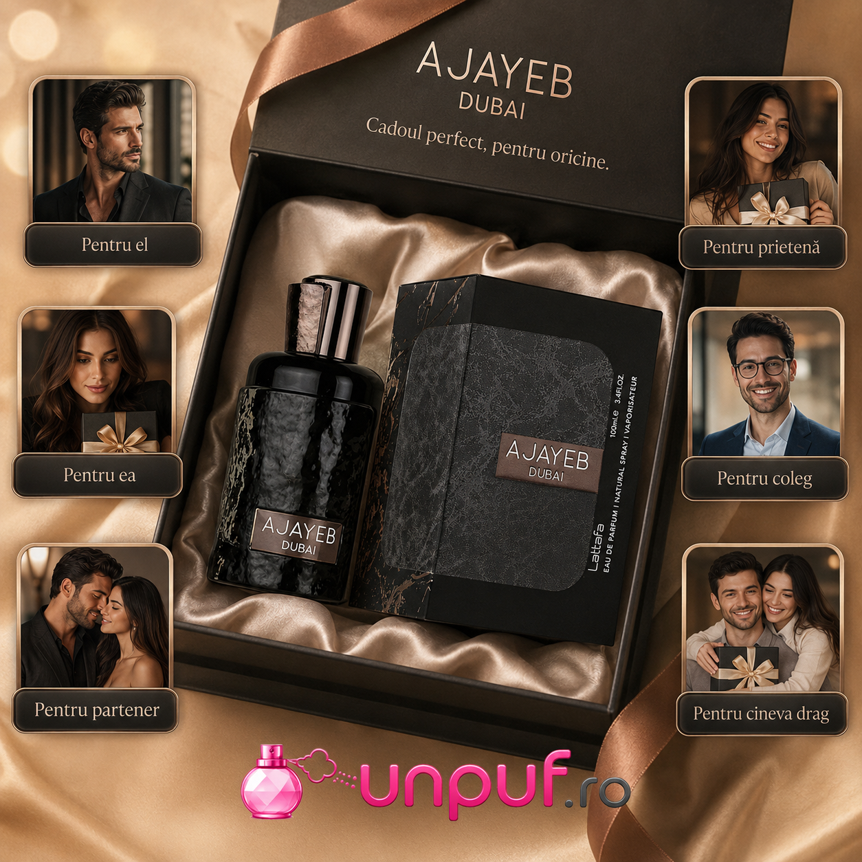 Ajayeb Dubai Lattafa cadou premium pentru el, pentru ea, partener, prietenă, coleg sau cineva drag